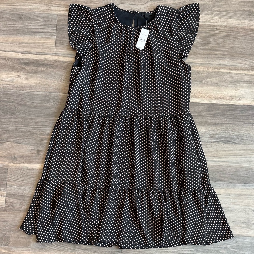 NWT Ann Taylor Tiered Ruffle Dress Size M